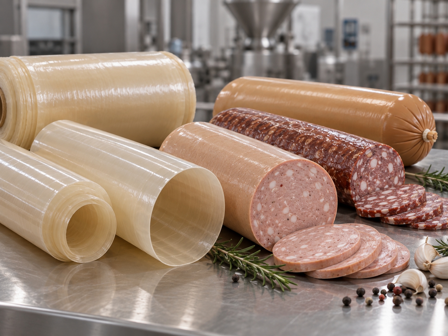 Large-caliber cellulose casing rolls
